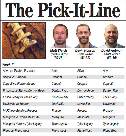Pick It Line WEEK 11